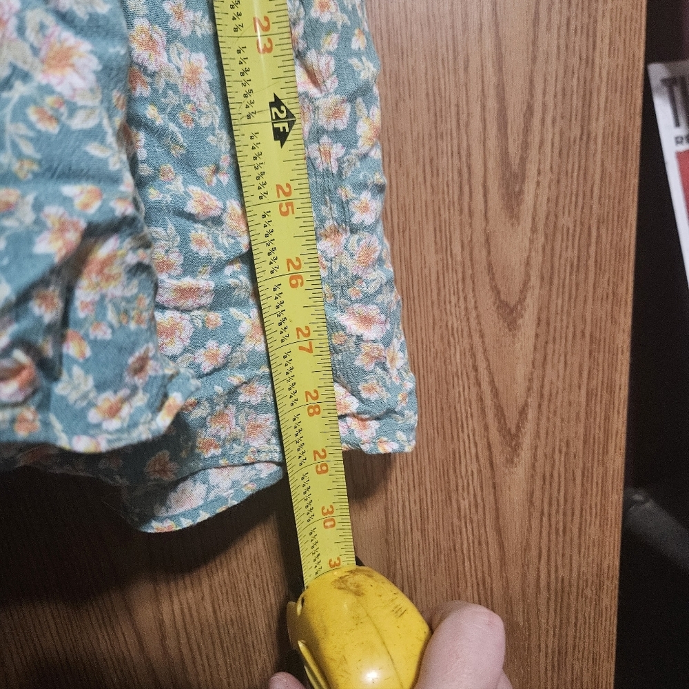 Easel Cottagecore Floral Maxi Dress V Neck Size Small Oversized Fit! - Picture 5 of 5